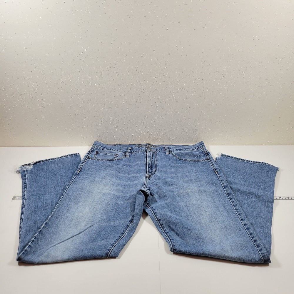 American Eagle Women's Jeans Relaxed Straight Size 38x32 Blue